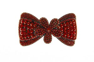 Diamonte Flower Bow (5 colours)