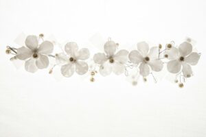 White Flower Headpiece