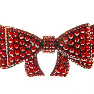 Diamonte Bow with Tails (7 colours)